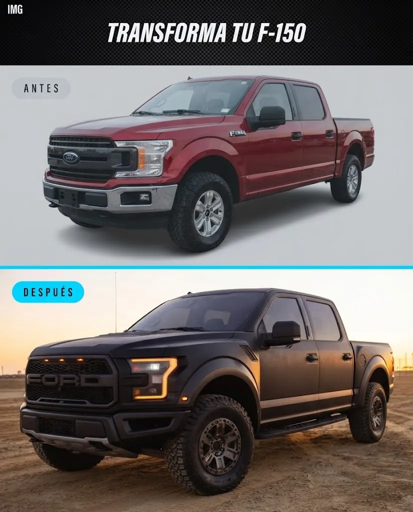 Antes y después: Ford F-150