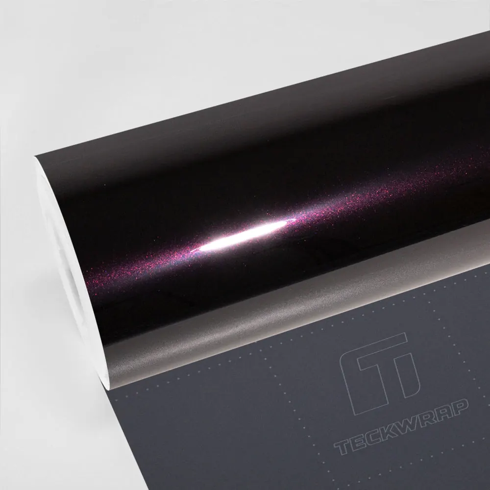 PPF TeckWrap Black Plum (CPX414): muestra del material