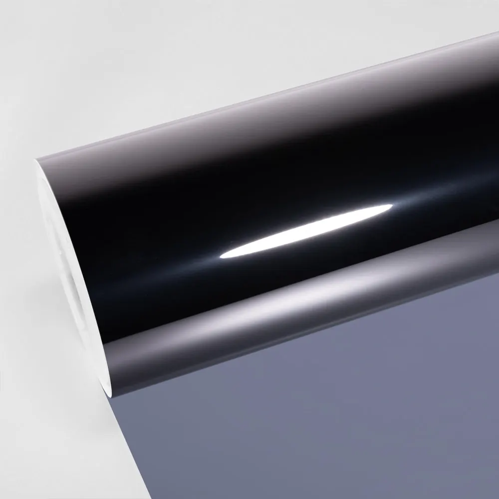 PPF TeckWrap BLK-X Jet Black: muestra del material