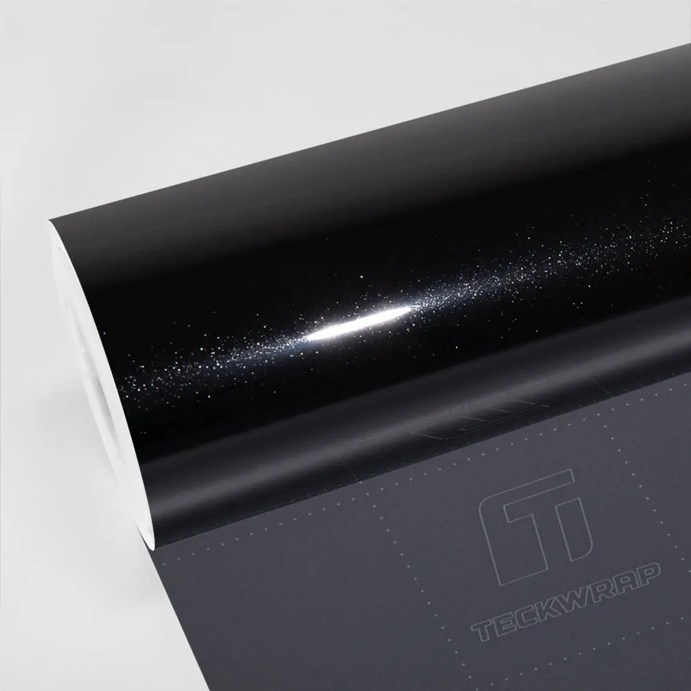 PPF TeckWrap Luxe Black (CPX409): muestra del material