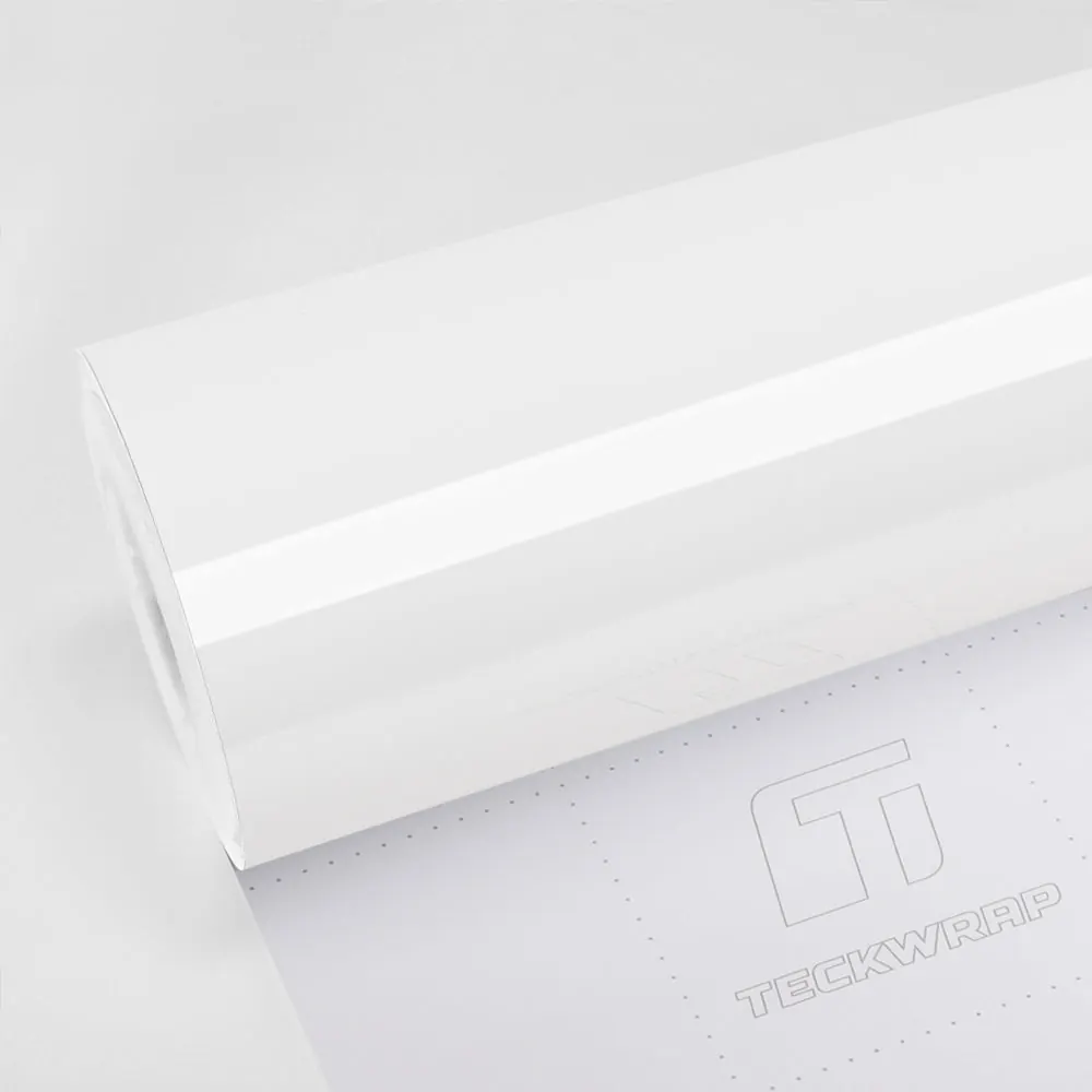 PPF TeckWrap Pure White (CPX302): muestra del material