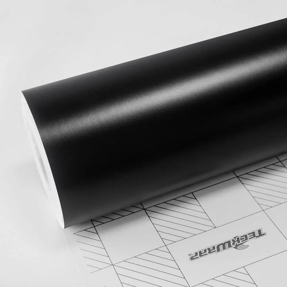 Vinil TeckWrap Black (CM01M): muestra del material