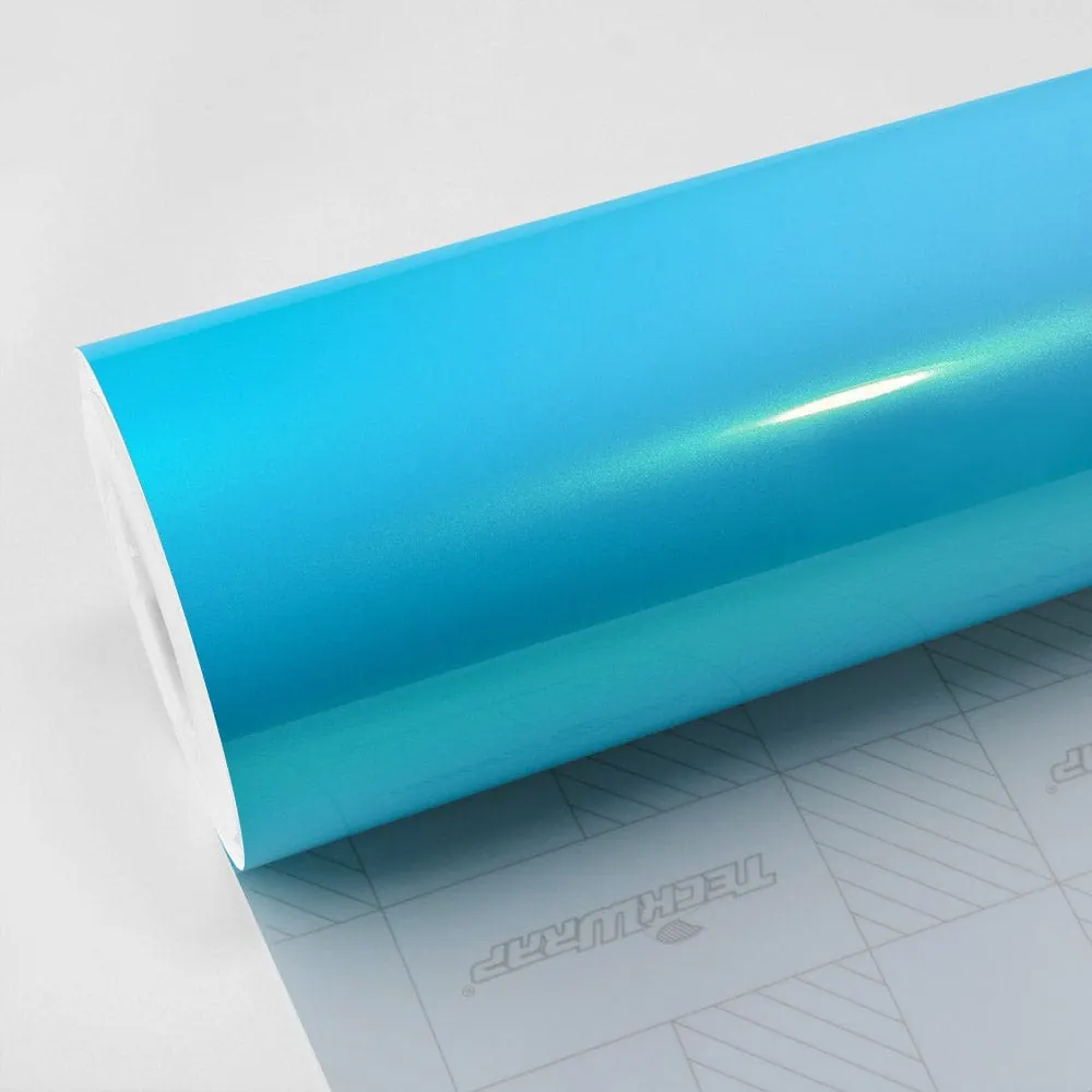 Vinil TeckWrap Caribbean Blue (RB09-HD): muestra del material