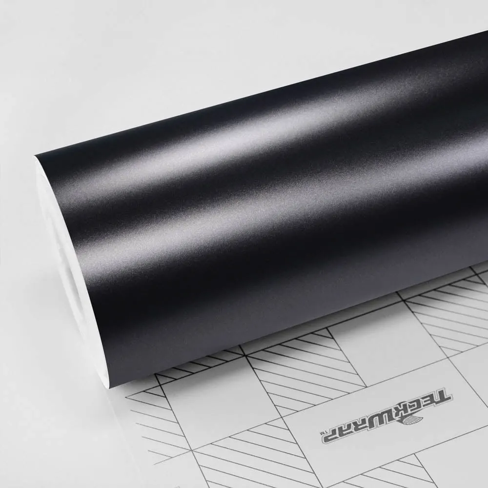 Vinil TeckWrap Dark grey silk (HM01): muestra del material