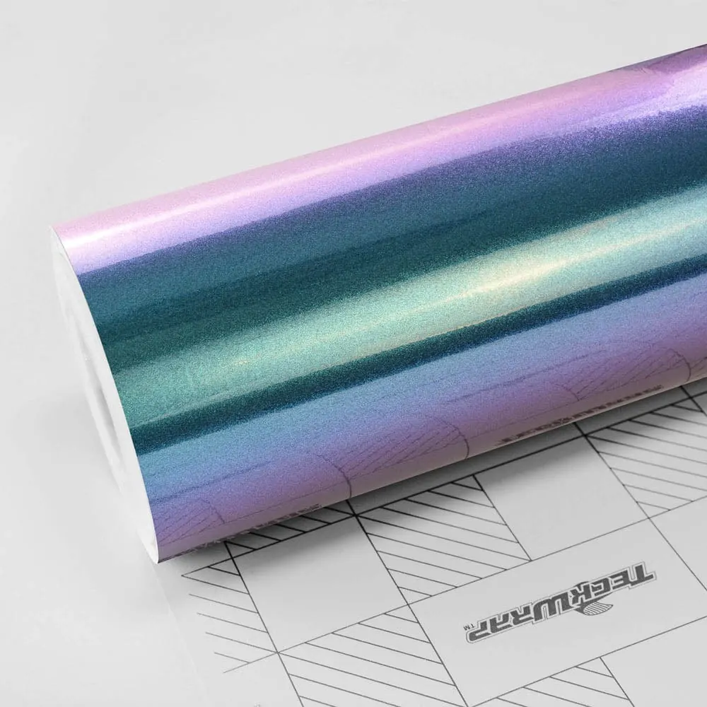 Vinil TeckWrap Gloss Purple Blue (CK892G): muestra del material