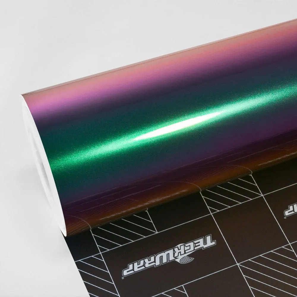Vinil TeckWrap Green Galaxy (RD15-HD): muestra del material