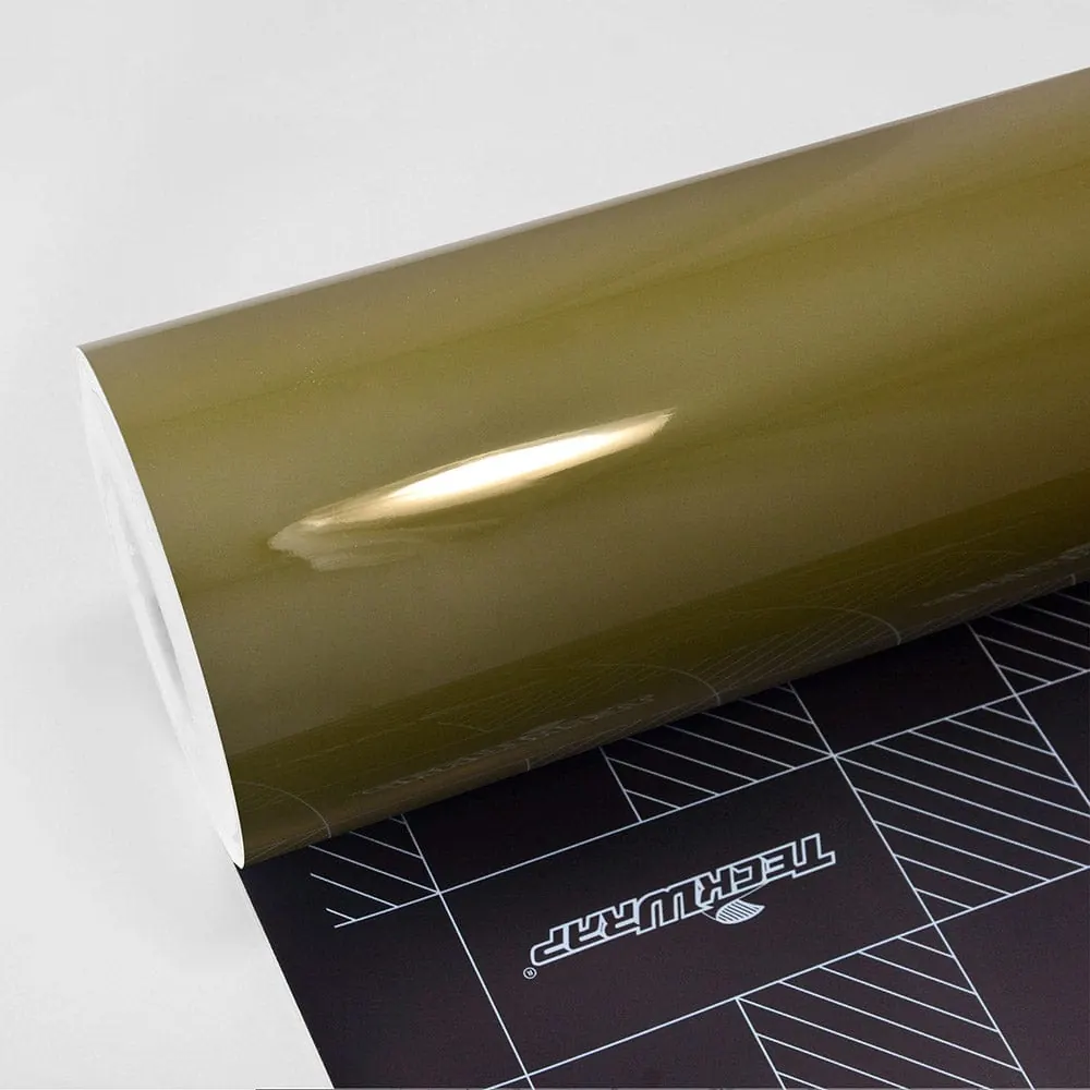 Vinil TeckWrap Khaki Green (CG29-HD): muestra del material