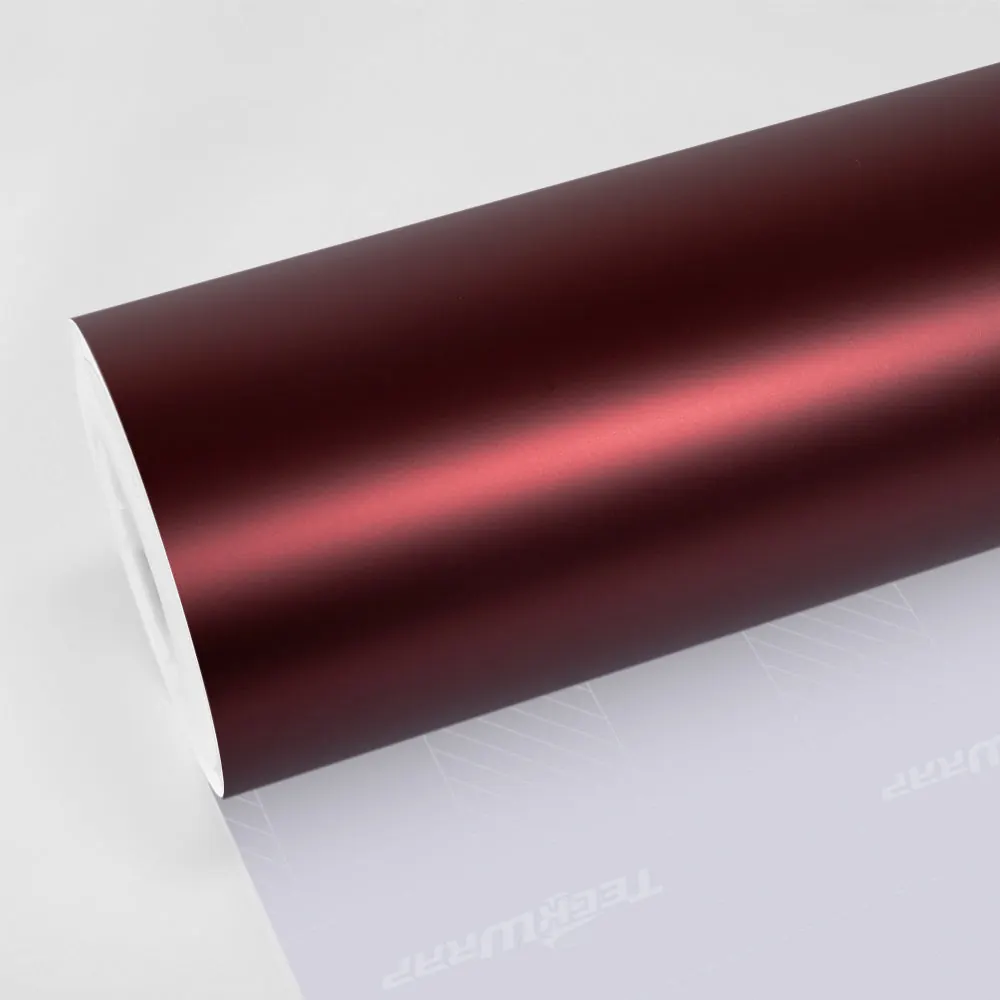 Vinil TeckWrap Rojo Terciopelo (SMT18R): muestra del material