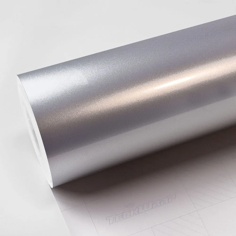 Vinil TeckWrap Super Silver Mist (GAL11-HD): muestra del material
