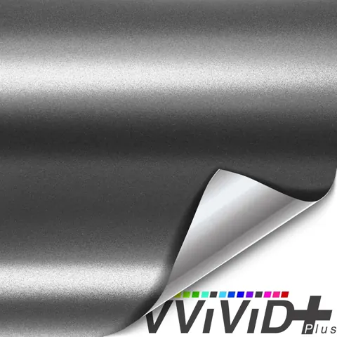 Vinil VViViD Ultra Matte Deep Metallic Charcoal Grey