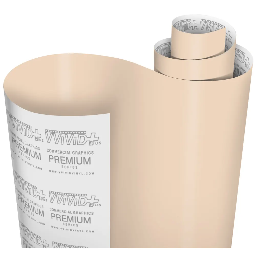 Vinil VViViD Ultra Matte Stone Taupe: muestra del material